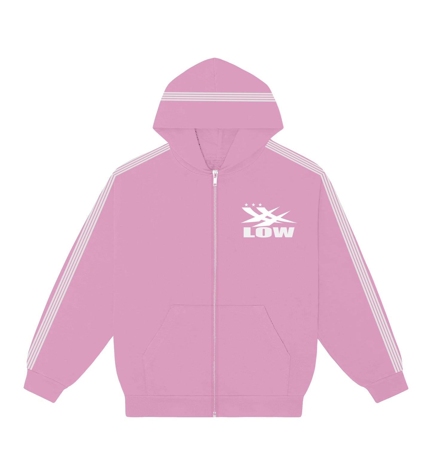 ‘LOW’ STRIPES HOODIE