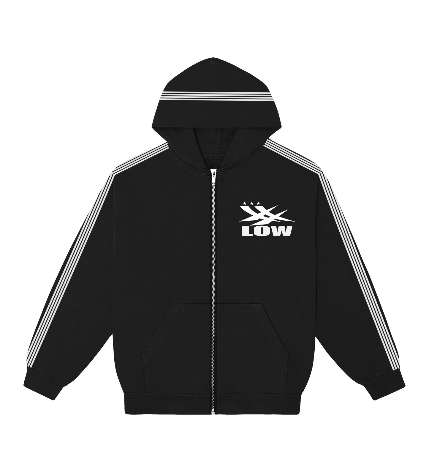 ‘LOW’ STRIPES HOODIE